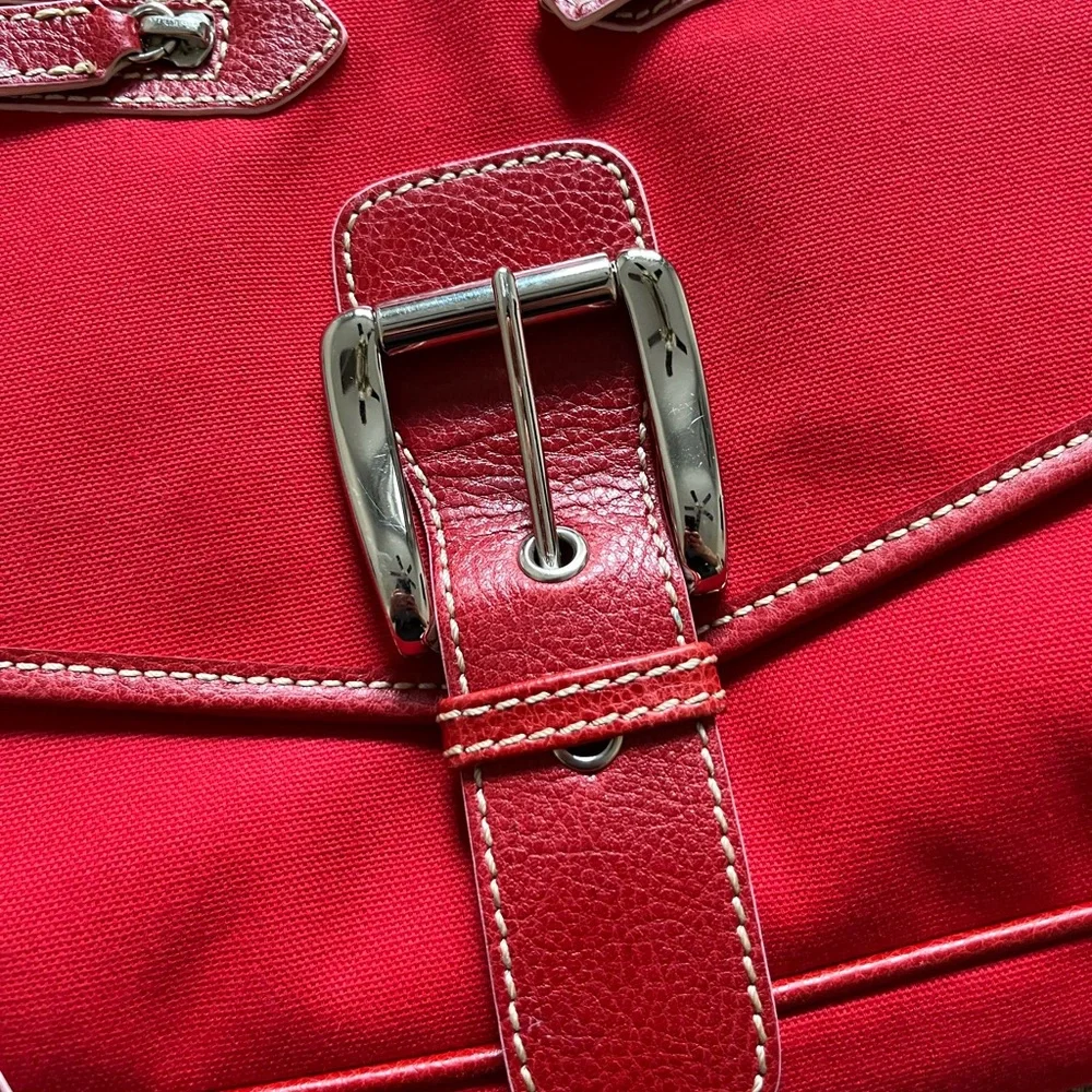 NWOT Isabella Fiore Red Diaper Bag - Picture 9 of 16